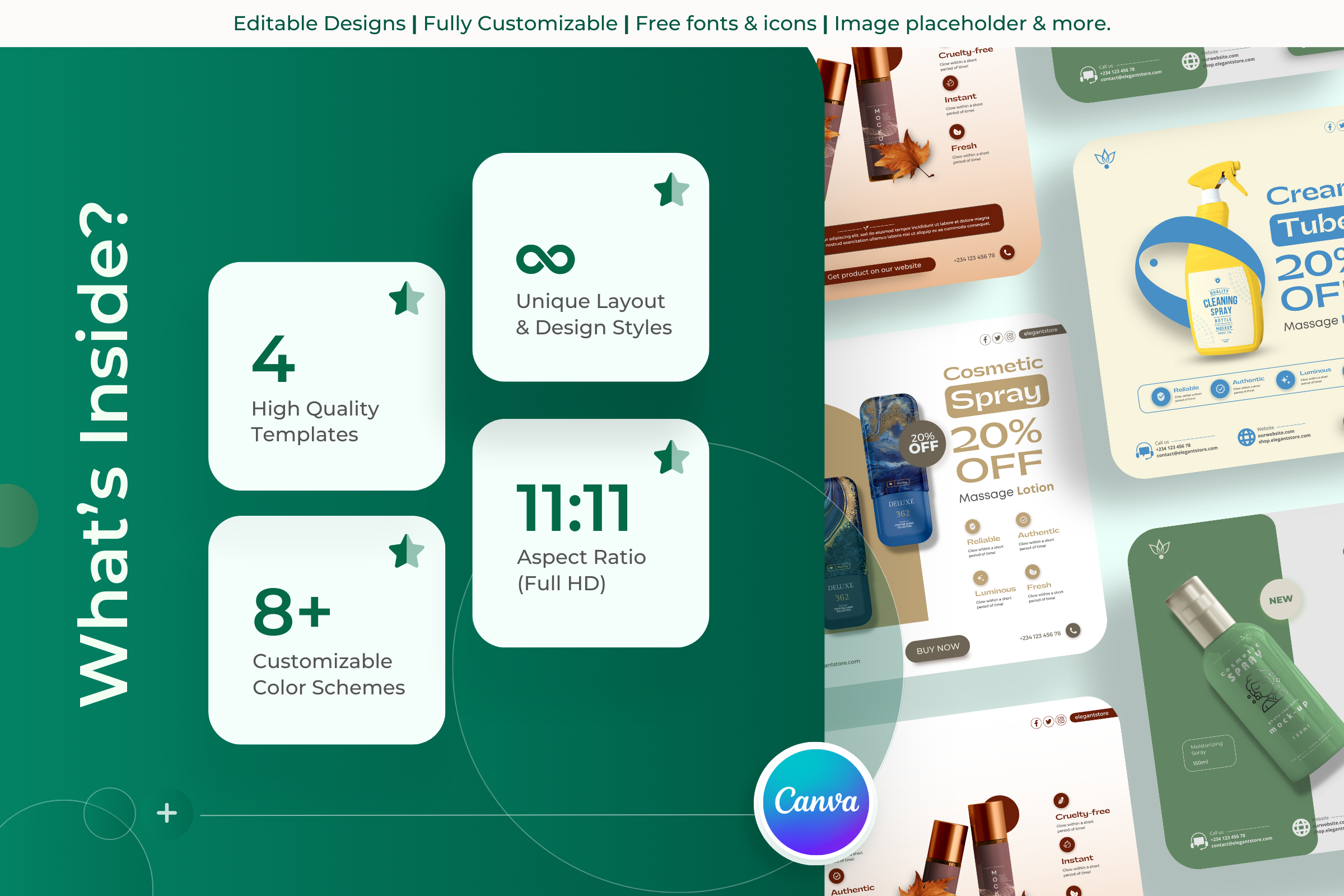 Elegance Style - Beauty Canva Templates