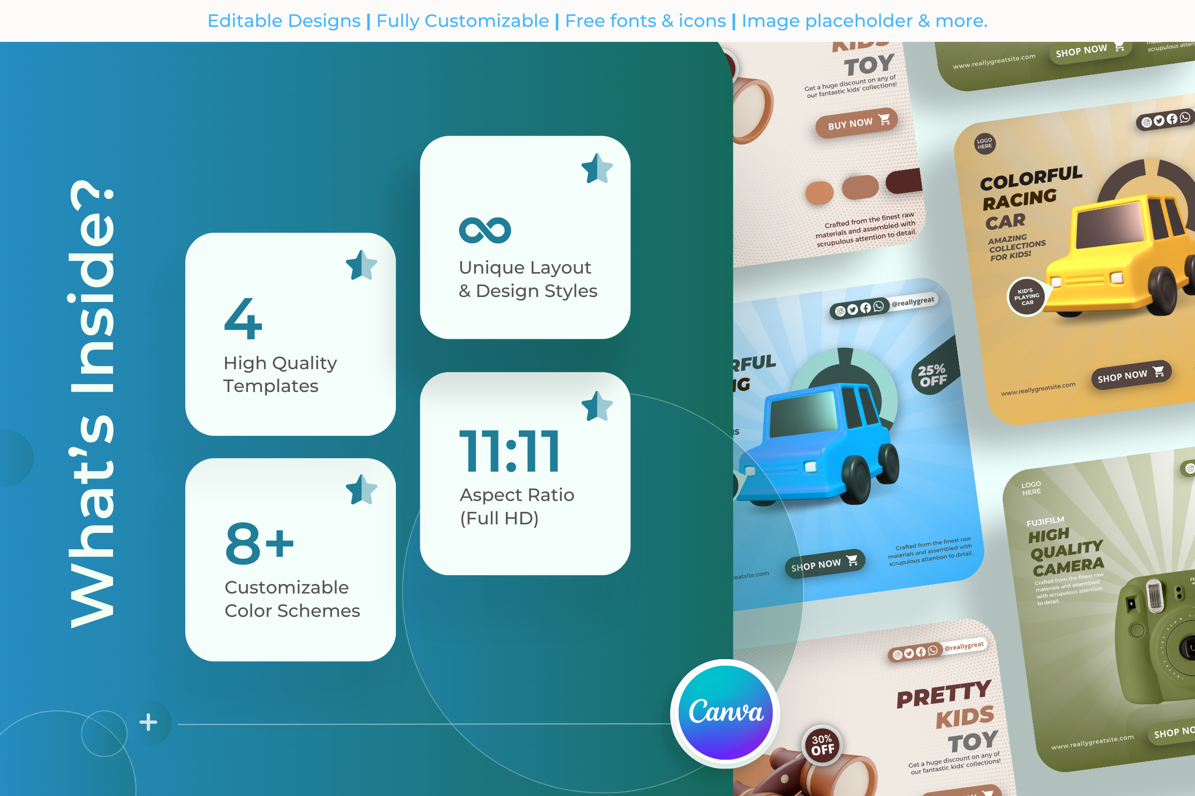Kreative Canvas-Kids Canva Templates