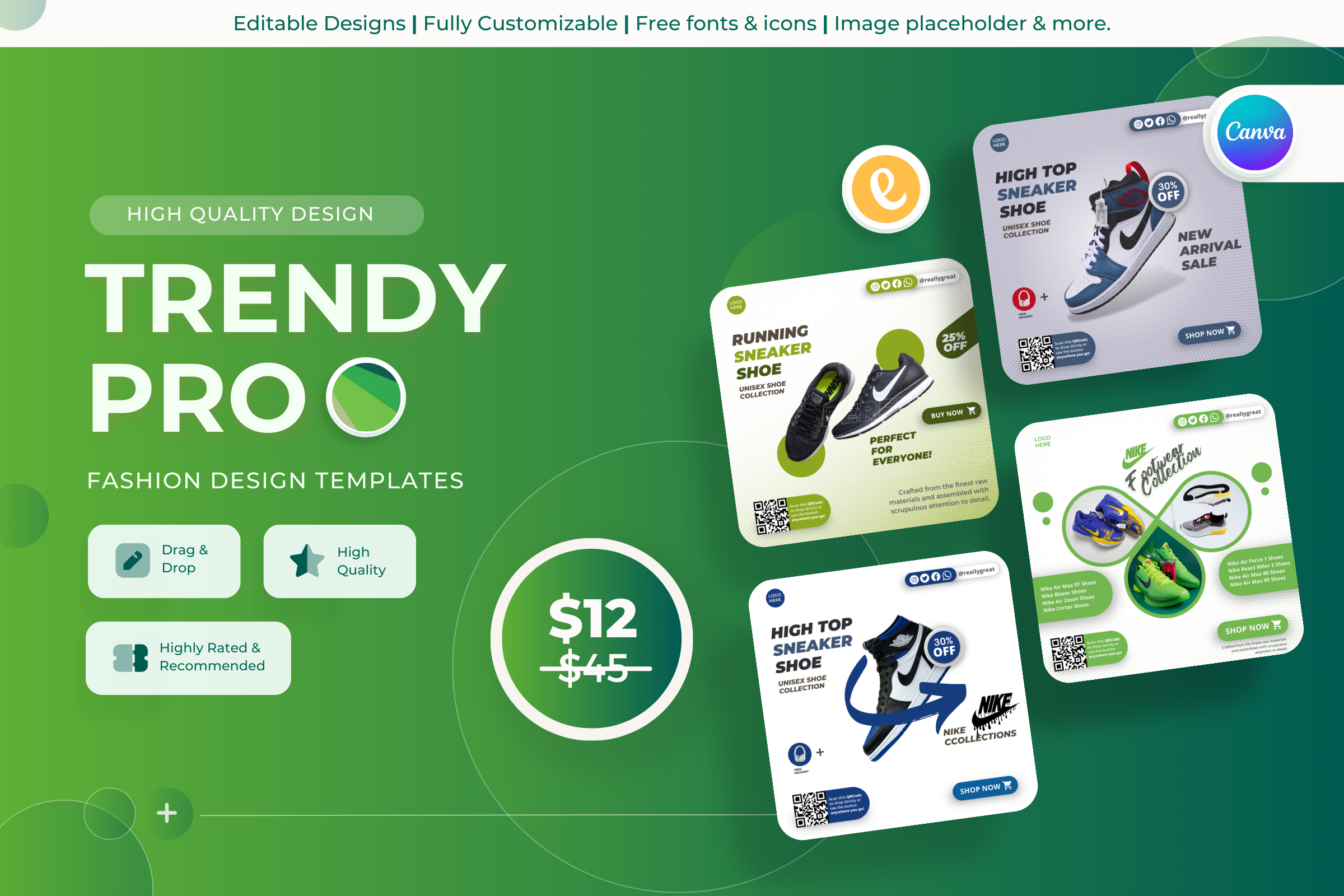 Trendy Pro - Fashion Canva Templates