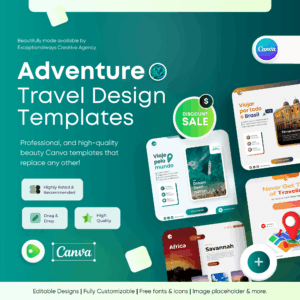 Adventure - Travel Canva Templates