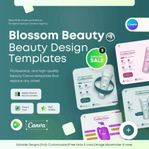 Blossom Beauty - Beauty Canva Template