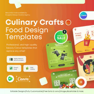 Culinary Crafts - Foods Templates