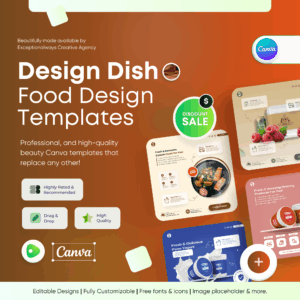 Design Dish - Foods Canva Template