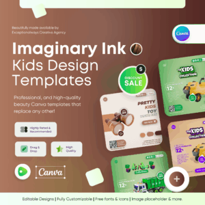 Imaginary Ink - Kids Canva Templates