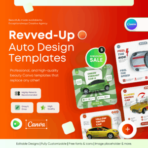Revved-Up - Auto Canva Templates