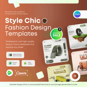 Style Chic - Fashion Canva Templates