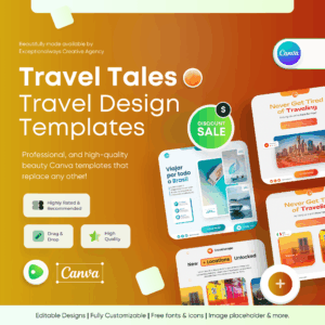 Travel Tales - Travel Canva Templates