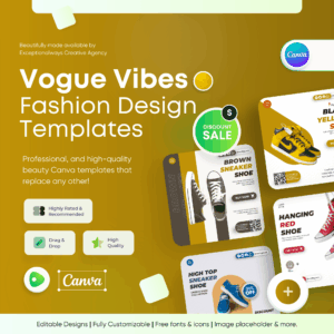 Vogue Vibes- Fashion Canva Templates