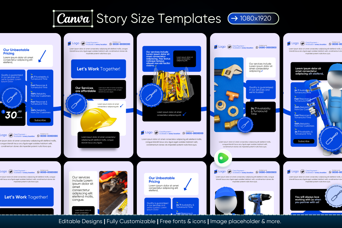 Home Hero Canva Marketing Templates