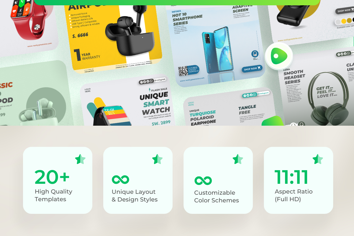 Technology and Gadgets Canva Design Templates