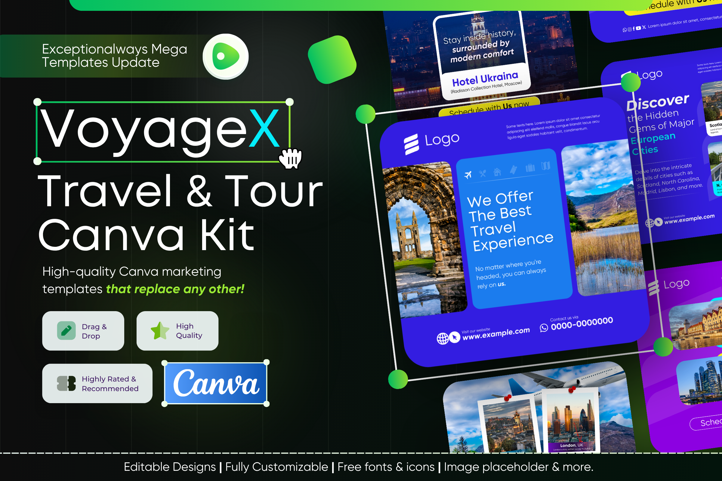 VoyageX Marketing Templates