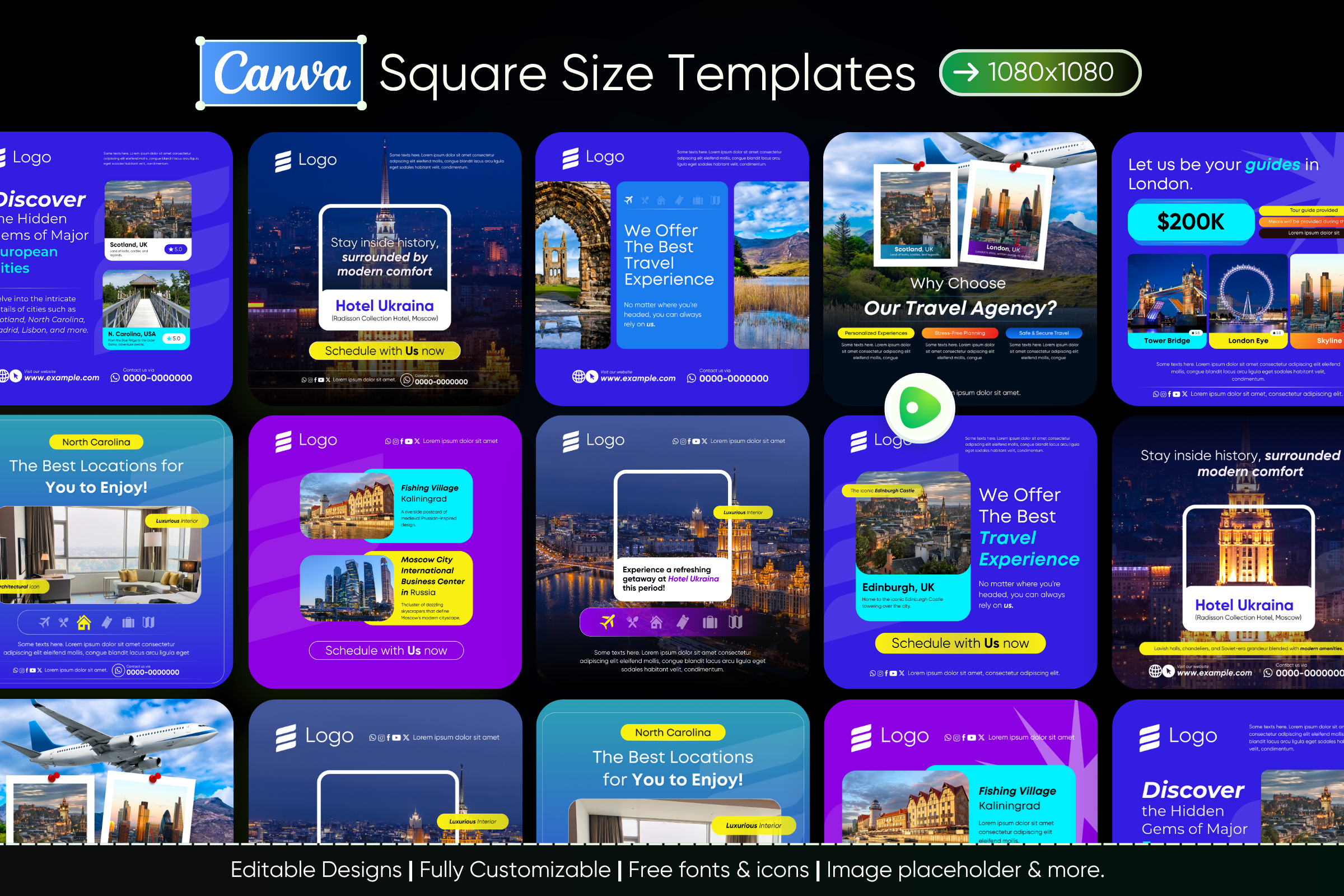 VoyageX Marketing Templates