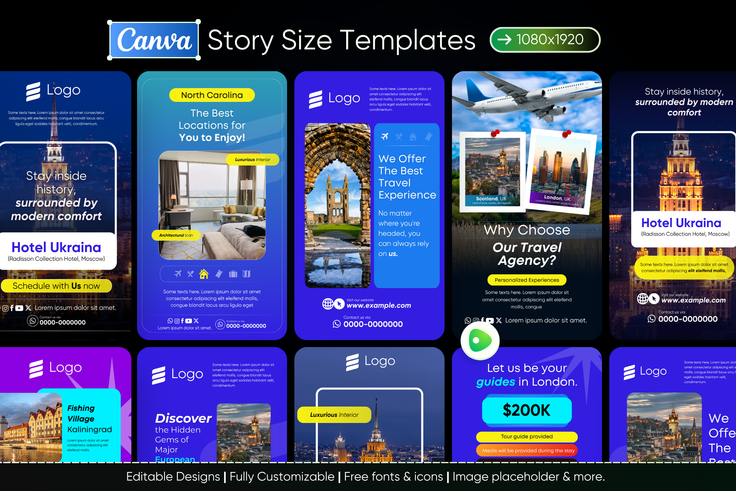 VoyageX Marketing Templates